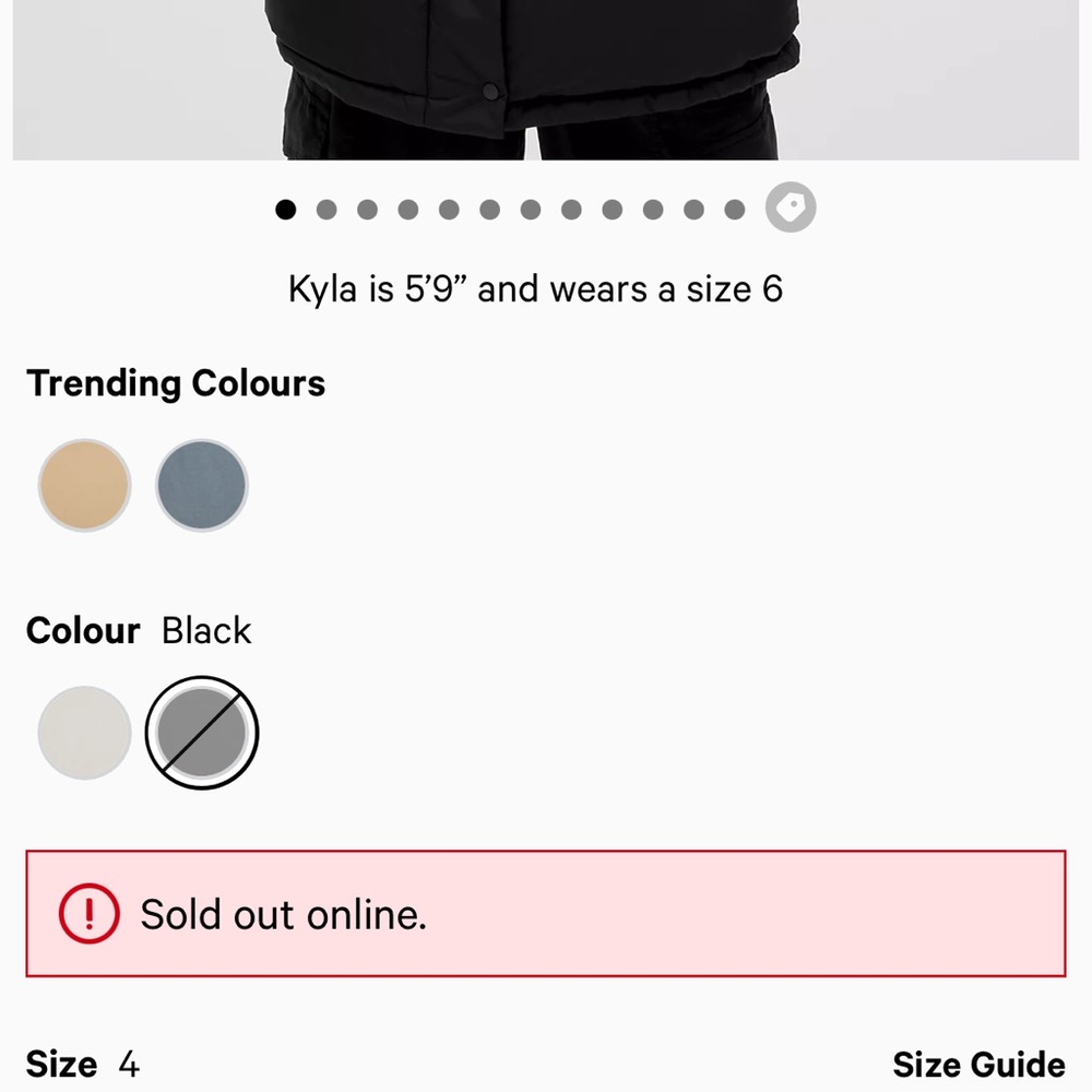 Lululemon Wunder Puff Mid-Length Vest (Black) - Picture 8 of 9